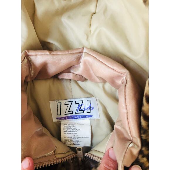 Izzi Kids Rothschild Warm Winter Girls Jacket sz M 5/6 - Picture 3 of 4